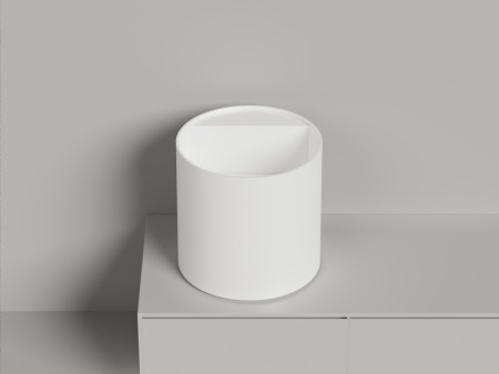 Раковина из искусственного камня S-Sense Salini ARMONIA 130511G 50х50 накладная цвет белый